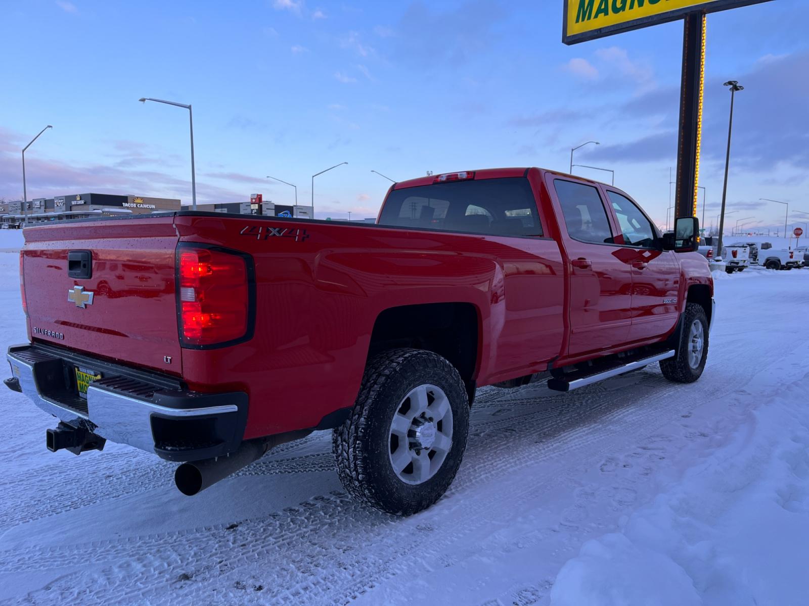 2019 Red /GRAY Chevrolet Silverado 2500HD LT 4WD (1GC1KSEY1KF) with an 6.6L V8 OHV 16V DIESEL engine, 6A transmission, located at 1960 Industrial Drive, Wasilla, 99654, (907) 376-5555, 61.573475, -149.400146 - Photo #4